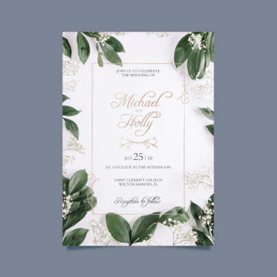 Wedding Invitation Card