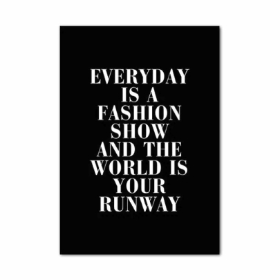 Everyday Swimming Girl Fashion Poster