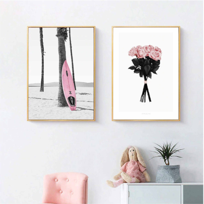 Audrey Bubble Fashion Poster