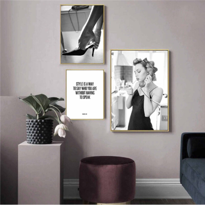 Everyday Swimming Girl Fashion Poster