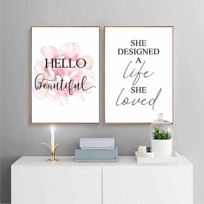 Flower Fashion Poster