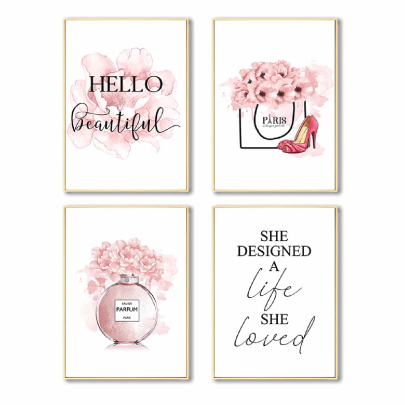 Flower Fashion Poster