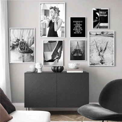 Everyday Swimming Girl Fashion Poster