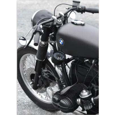 Race Classic Motorcycle Girl Posters