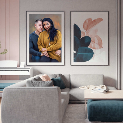 Couple Portrait Painting