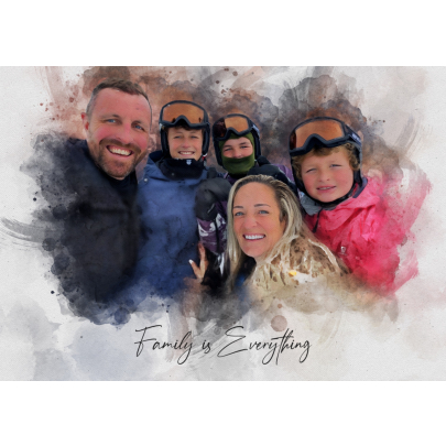 Personalised Watercolor Painting From Photo
