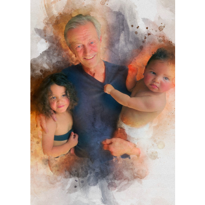 Personalised Watercolor Painting From Photo