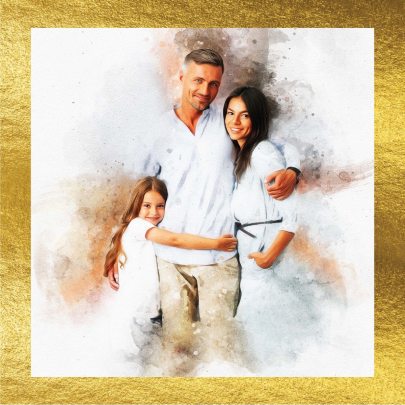 Personalised Watercolor Painting From Photo