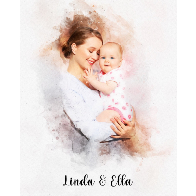 Personalised Portrait For Baby