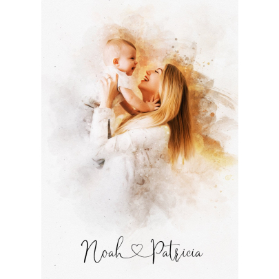 Personalised Portrait For Baby