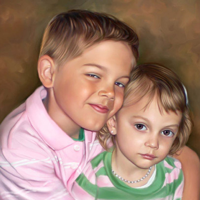 Kids Portrait Painting