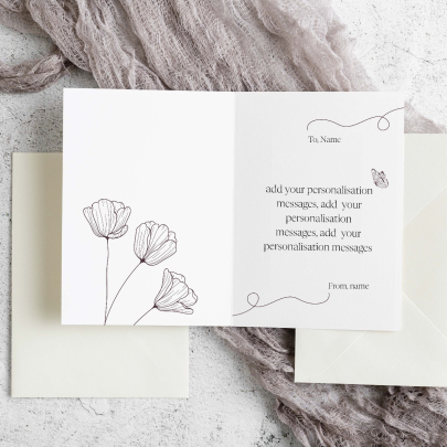 Personalised Greeting Card