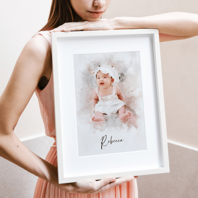 Personalised Portrait For Baby