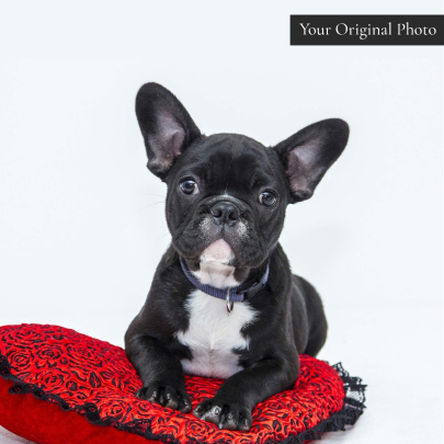 Oliver Pet Portrait Poster Personalised Gift