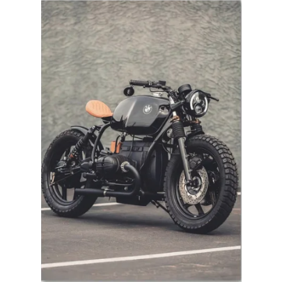 Fashion Classic Motorcycle Cool Girl Posters