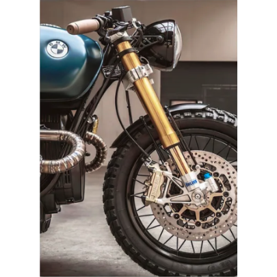 Fashion Classic Motorcycle Cool Girl Posters