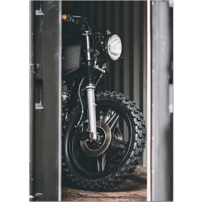 Fashion Classic Motorcycle Cool Girl Posters