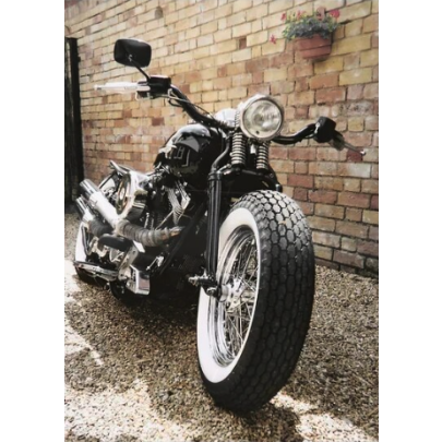 Classic Motorcycle Girl Wall Art Canvas Painting Posters 