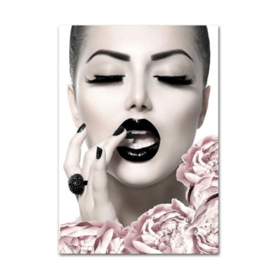 Pink Paris Fashion Poster