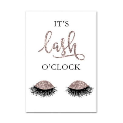 Pink Paris Fashion Poster