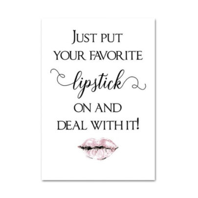 Pink Paris Fashion Poster