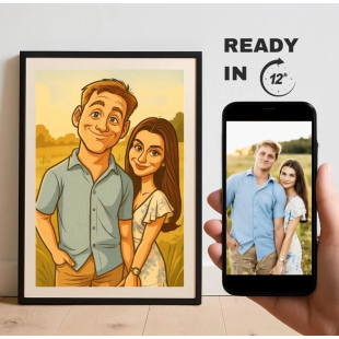 Custom Caricature Portrait From Photo