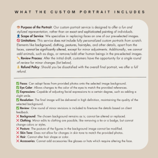 Personalised Custom 1920s Couple Portrait from Photo