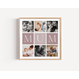Custom Mum Photo Collage