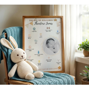 Personalised Baby Birth Print