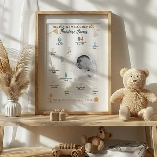 Personalised Baby Birth Print