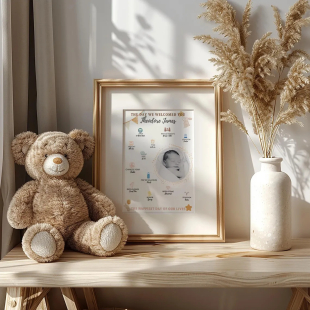 Personalised Baby Birth Print