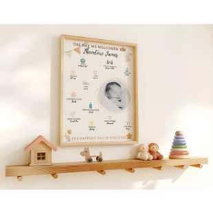 Personalised Baby Birth Print