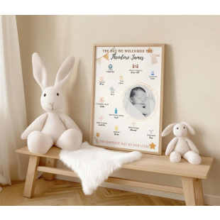 Personalised Baby Birth Print