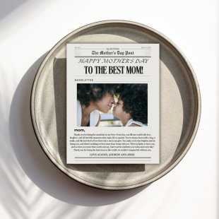 Mothers Day Newspaper Template
