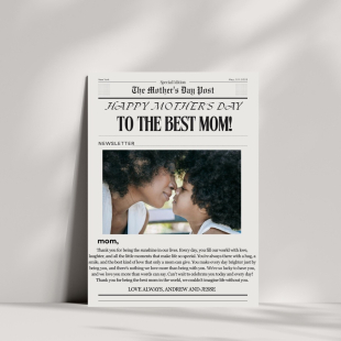 Mothers Day Newspaper Template