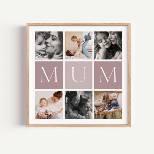 Custom Mum Photo Collage