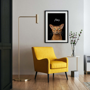 Modern Custom Pet Portrait Personalised Gift